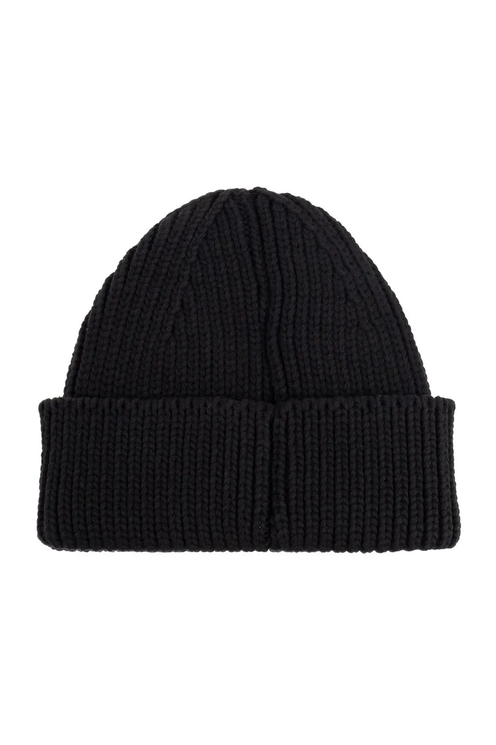 Logo Embroidered Ribbed Cap