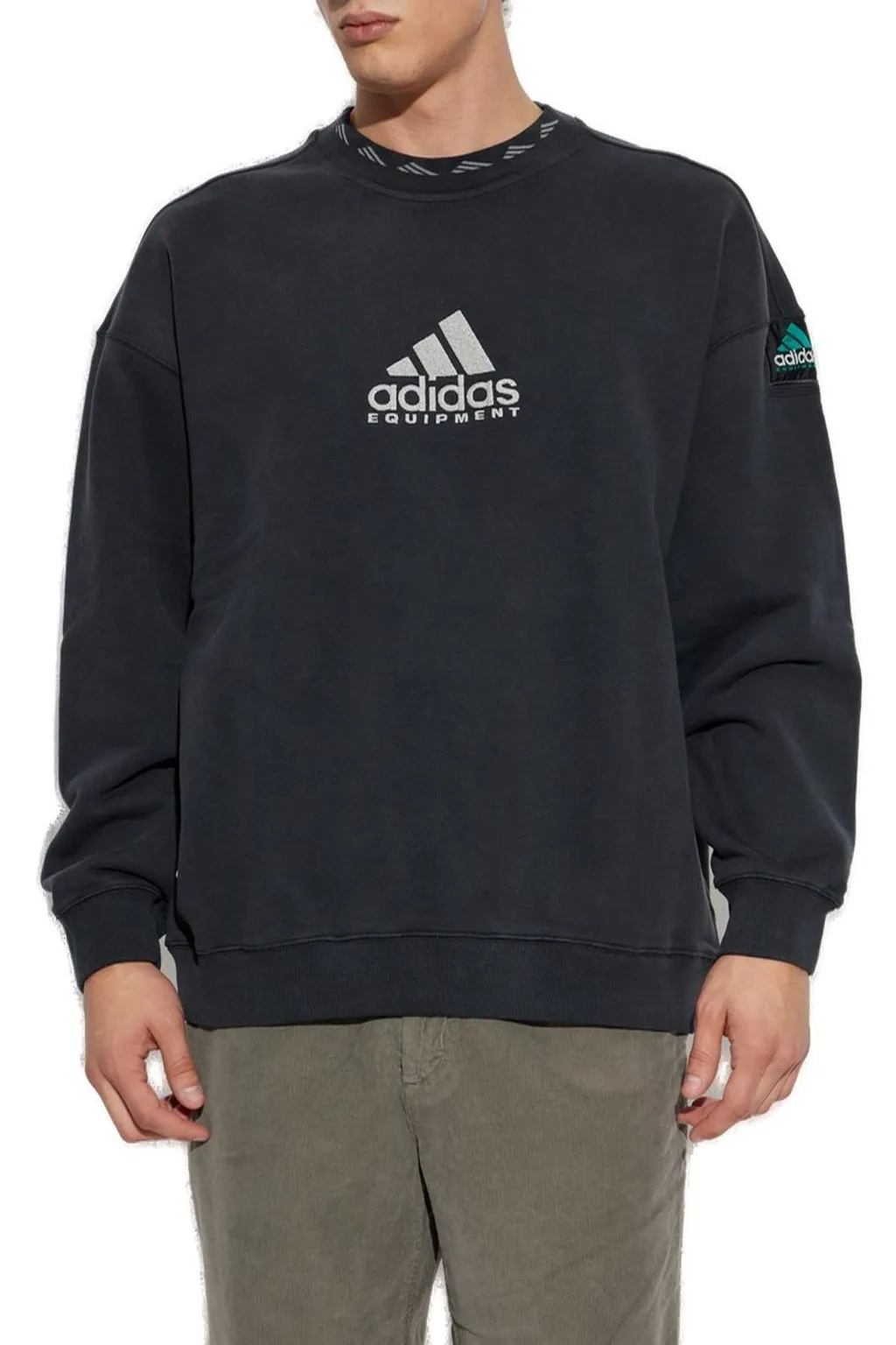 Equipment Reflective Embroidery Crewneck Sweatshirt