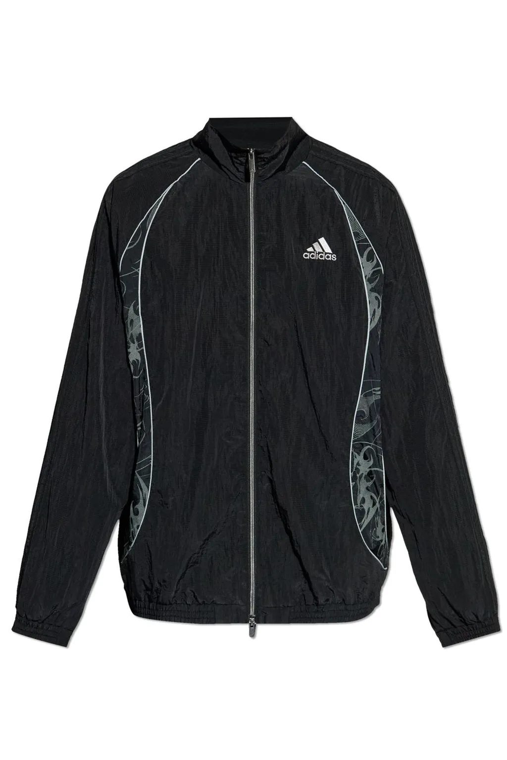 Logo Embroidered Zipped Windbreaker