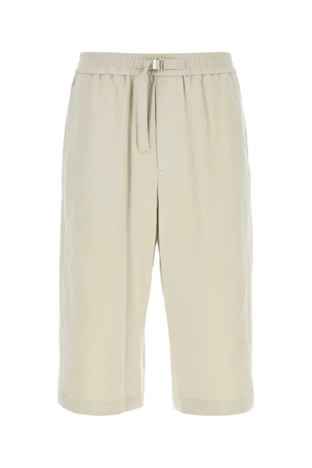 Logo Plaque Belted Shorts