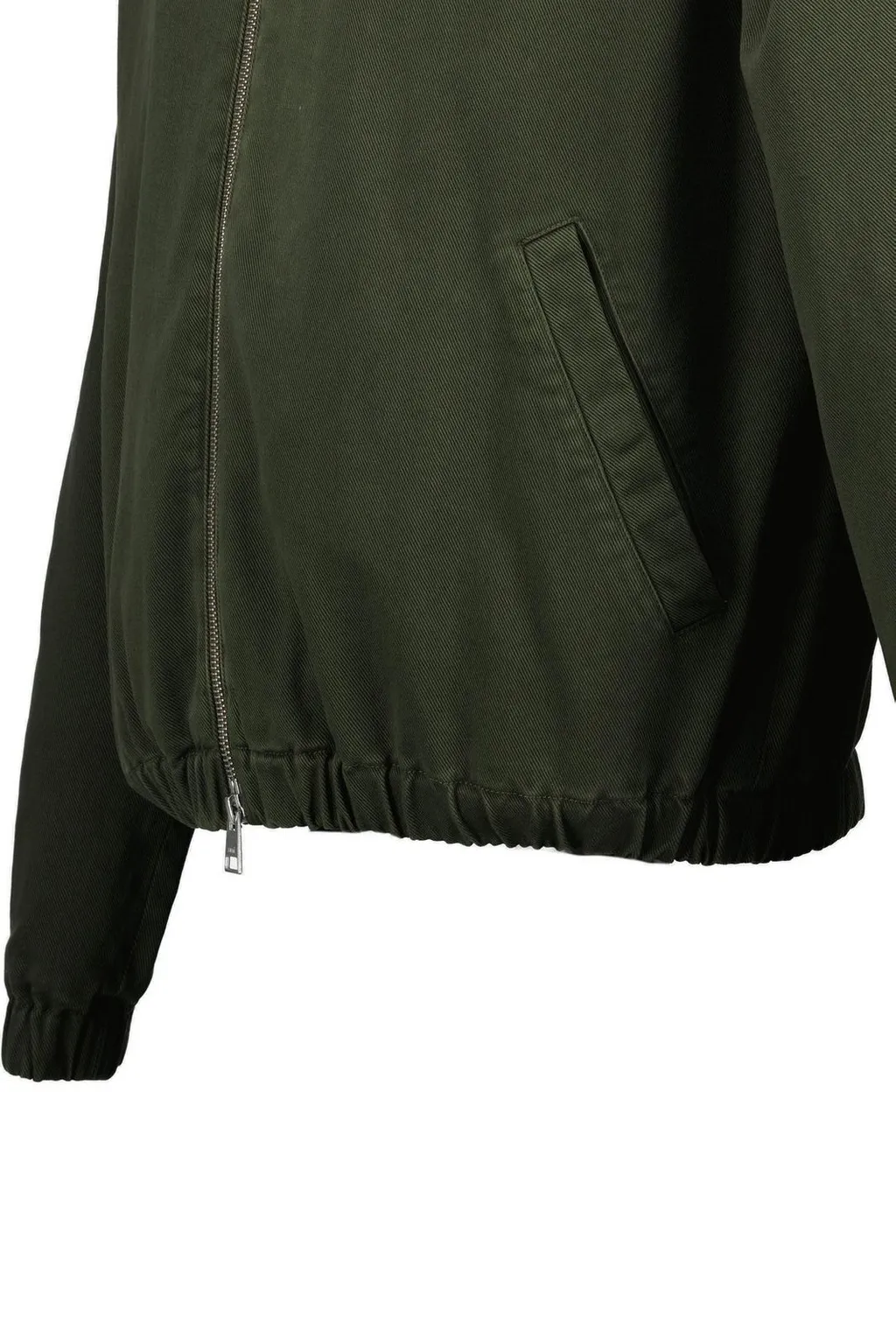 Elasticated Hem Zipped Jacket