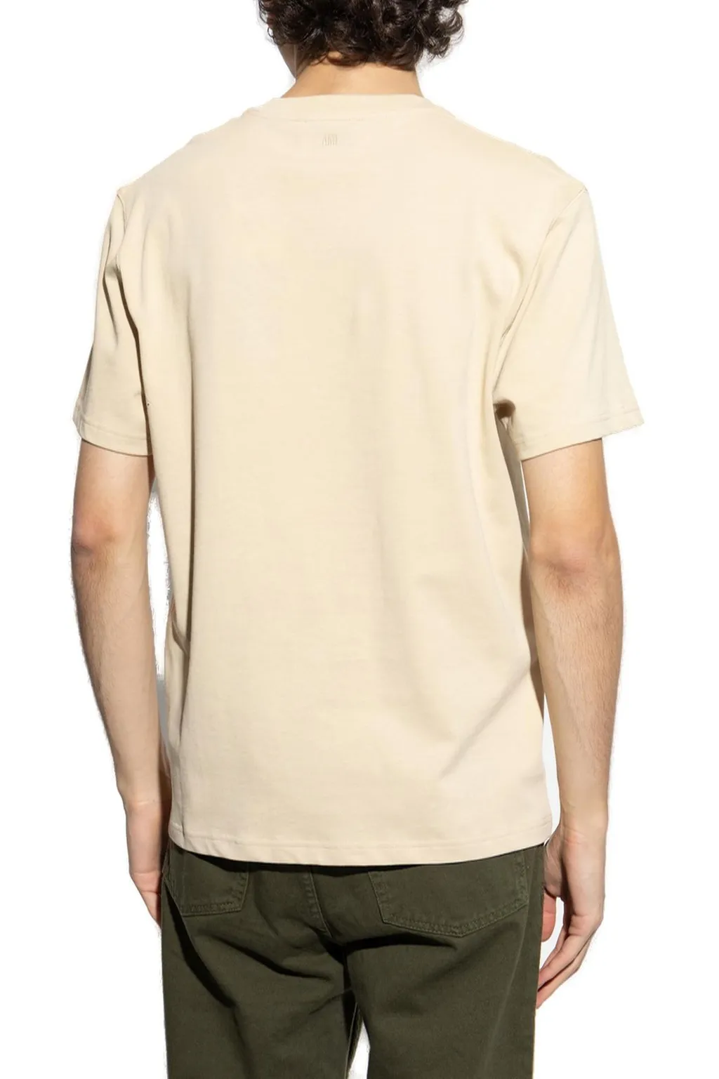 Logo Embossed Crewneck T-Shirt