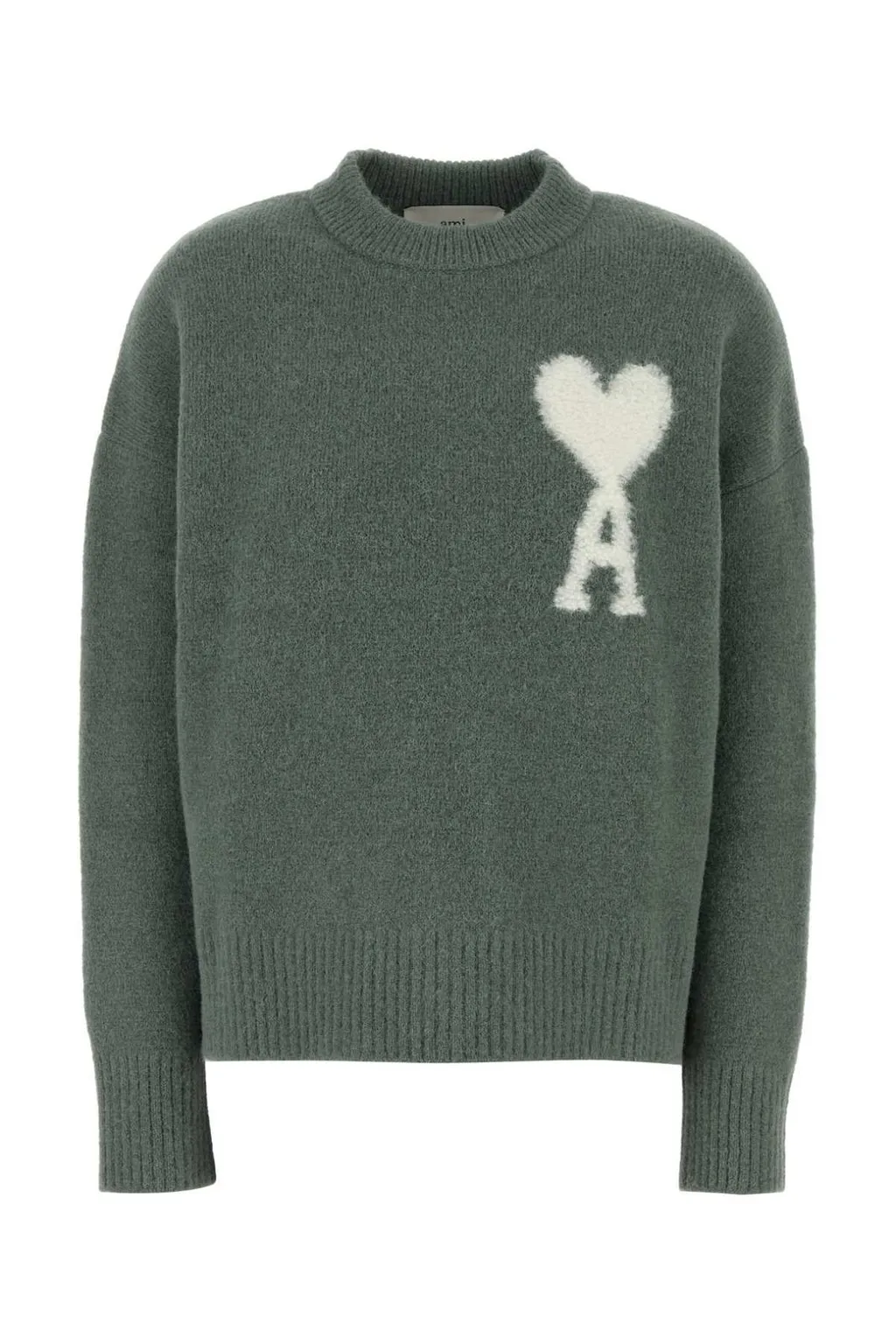 Ami De Coeur Logo Intarsia-Knit Jumper
