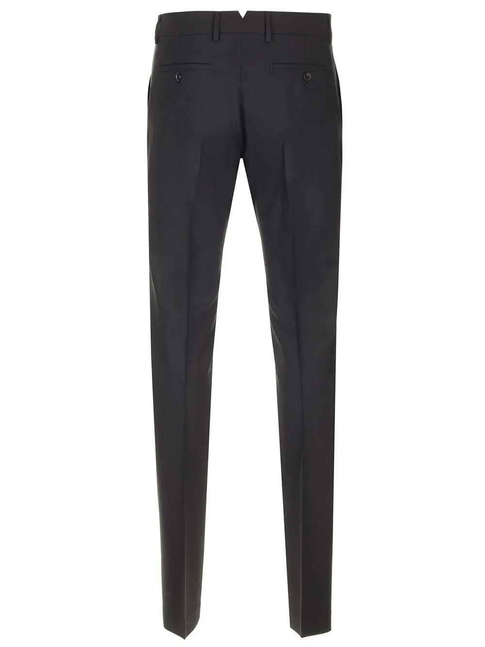Low-Rise Tapered Leg Trousers
