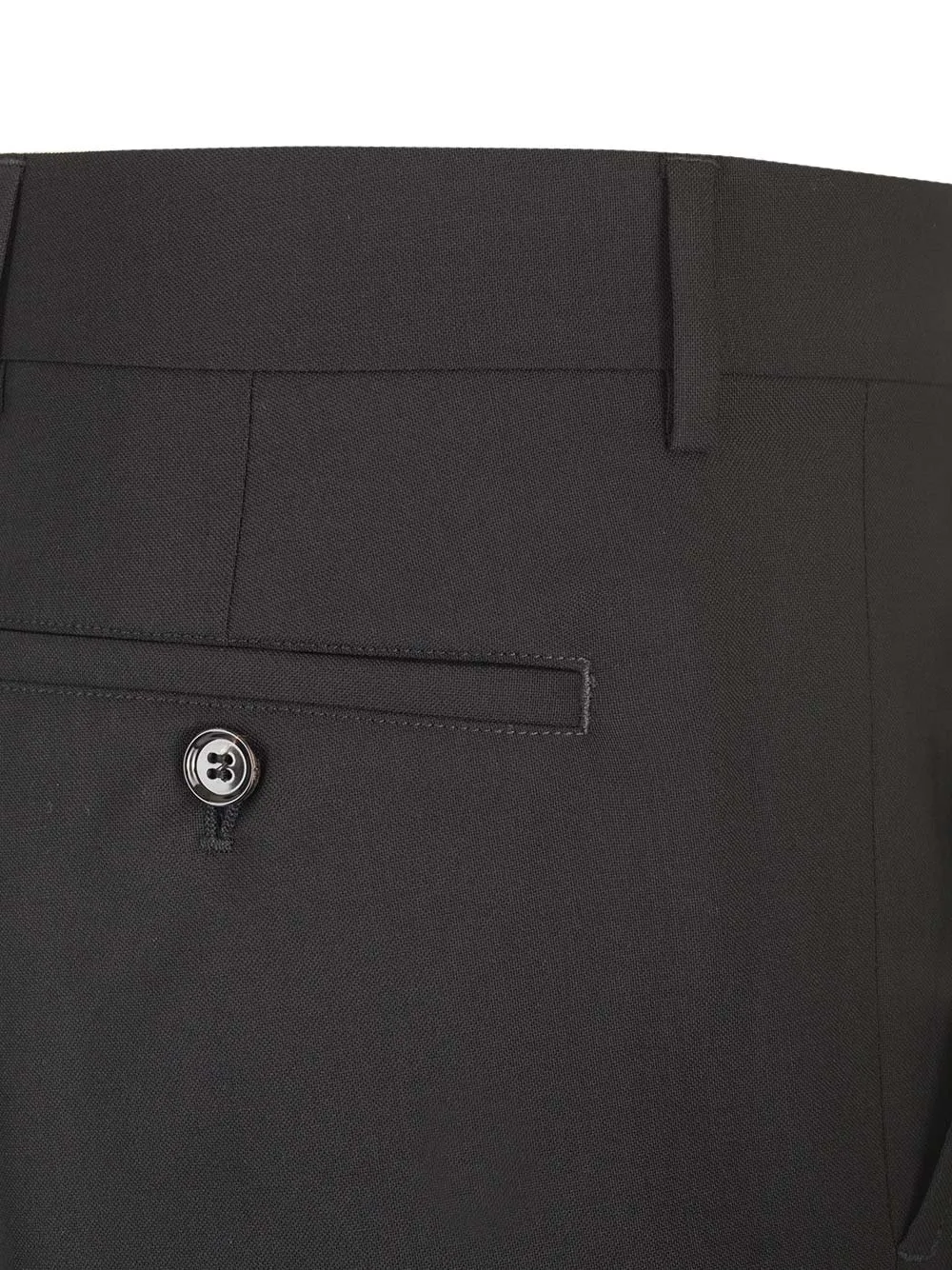 Low-Rise Tapered Leg Trousers