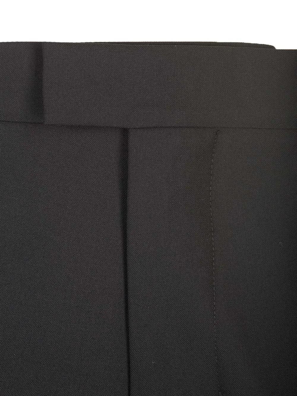 Low-Rise Tapered Leg Trousers