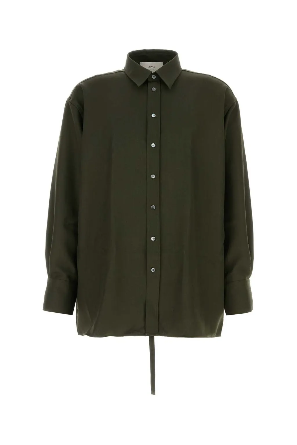 Back Slit Loose Shirt