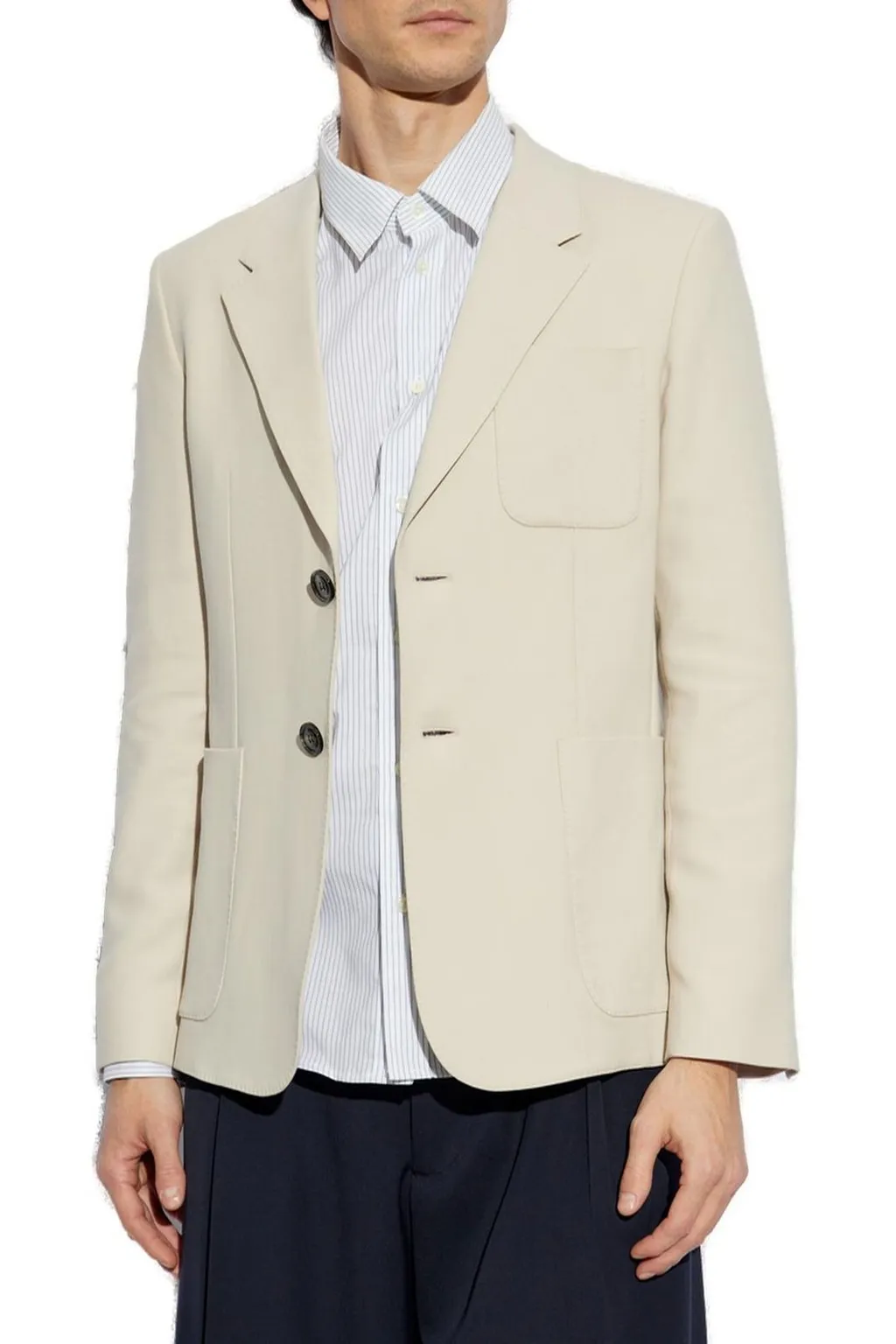 Single-Breasted Long Sleeved Blazer