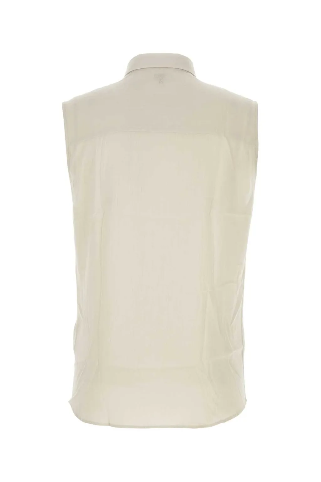 Sleeveless Buttoned Shirt