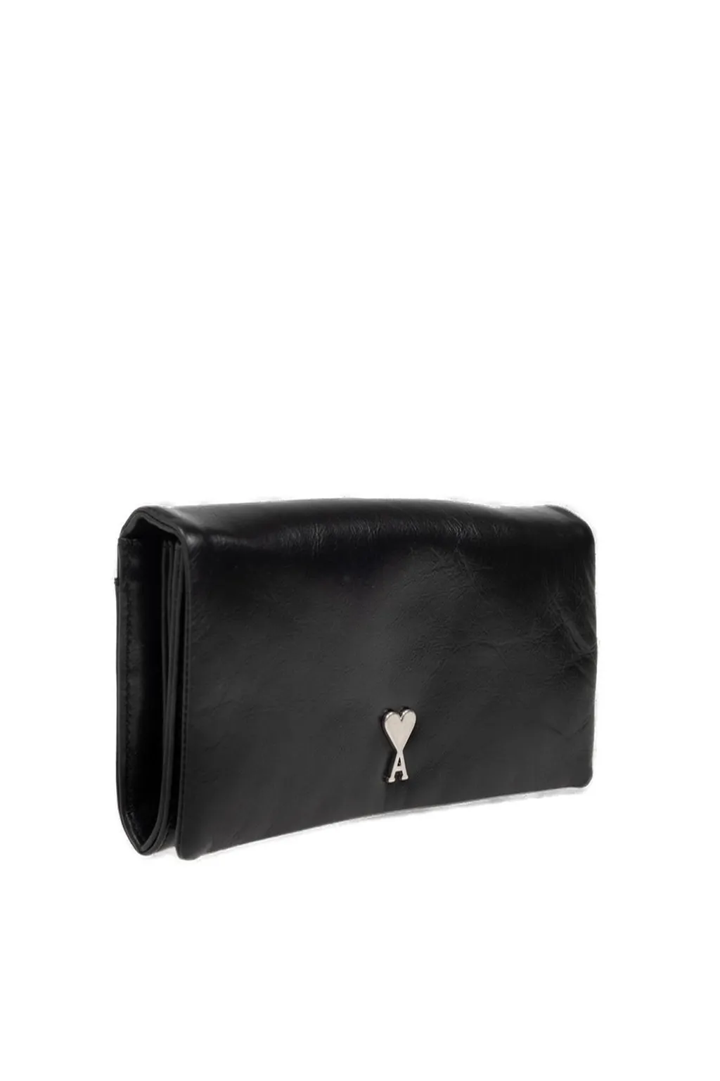 Ami De Coeur Logo-Plaque Foldover-Top Wallet