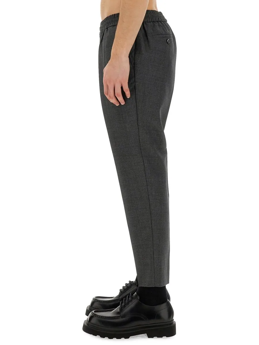 Mid Rise Tailored Cut Trousers