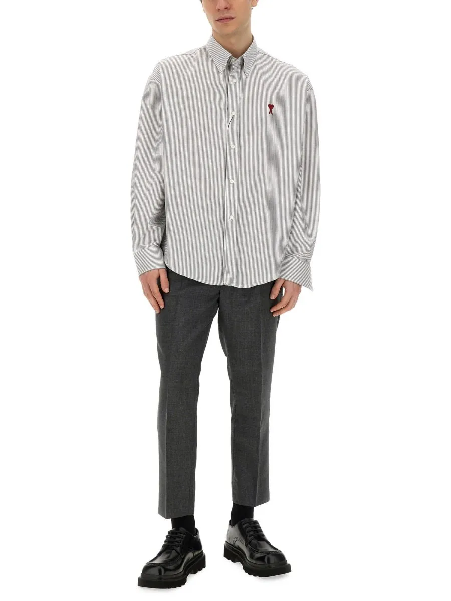 Mid Rise Tailored Cut Trousers