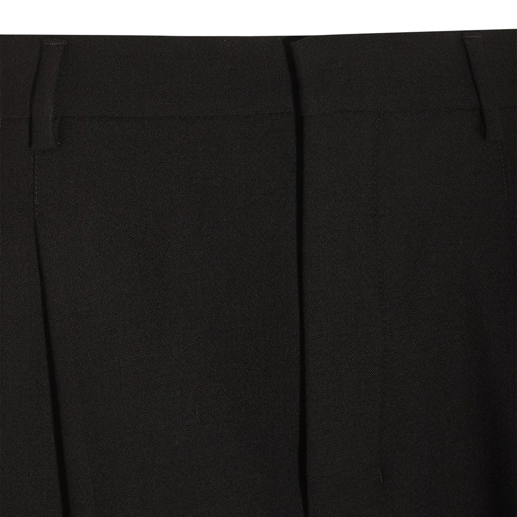 Pressed Crease Cropped Trousers