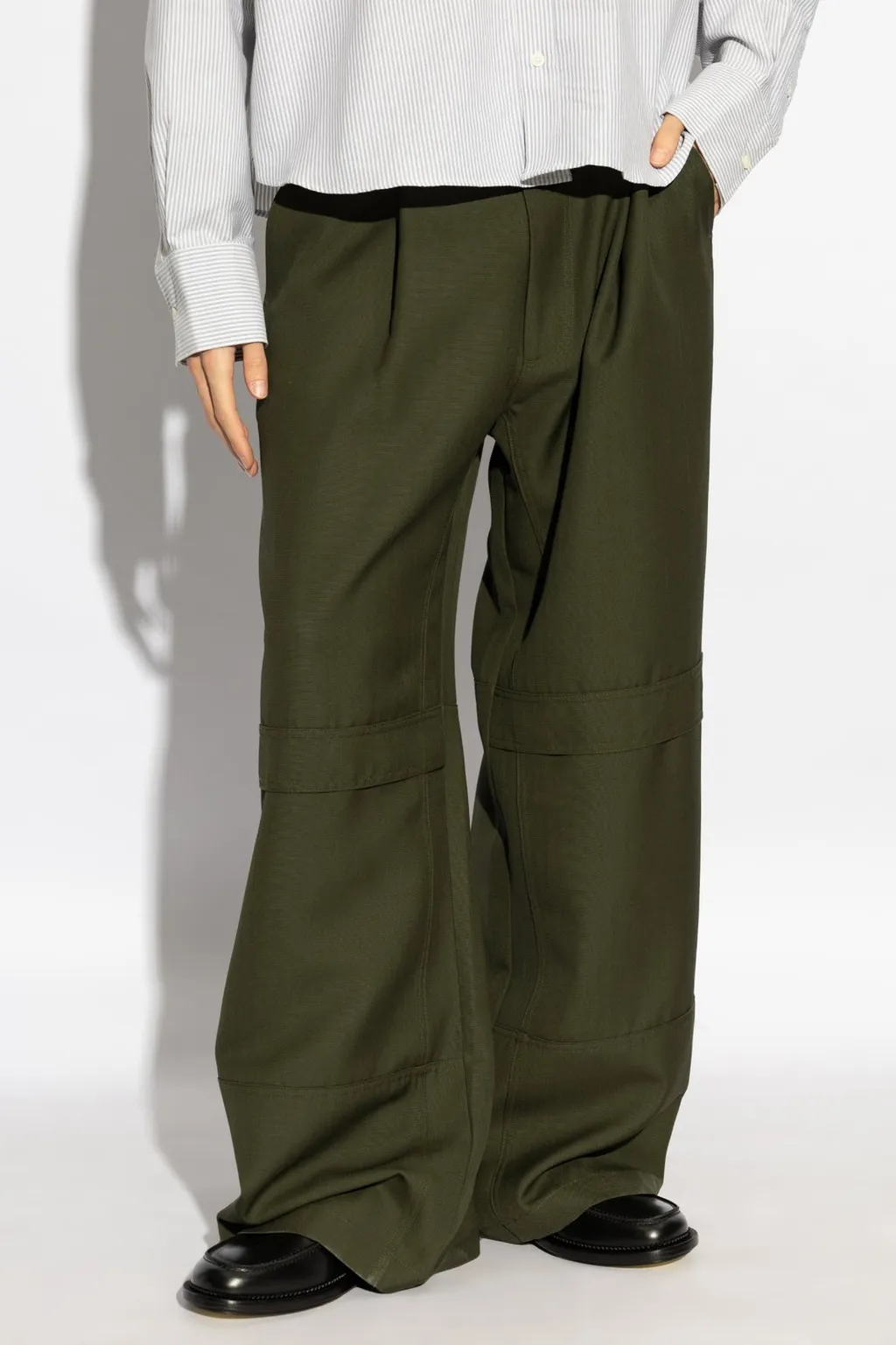 Belted Loose-Fit Trousers