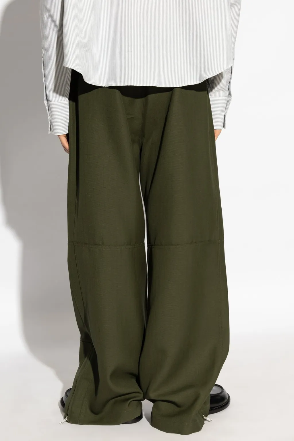 Belted Loose-Fit Trousers