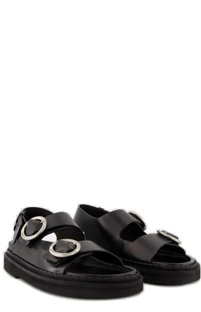 Buckle Detailed Fussbet Sandals