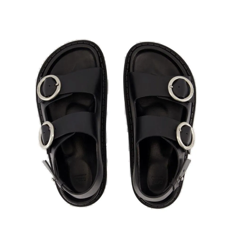 Buckle Detailed Fussbet Sandals