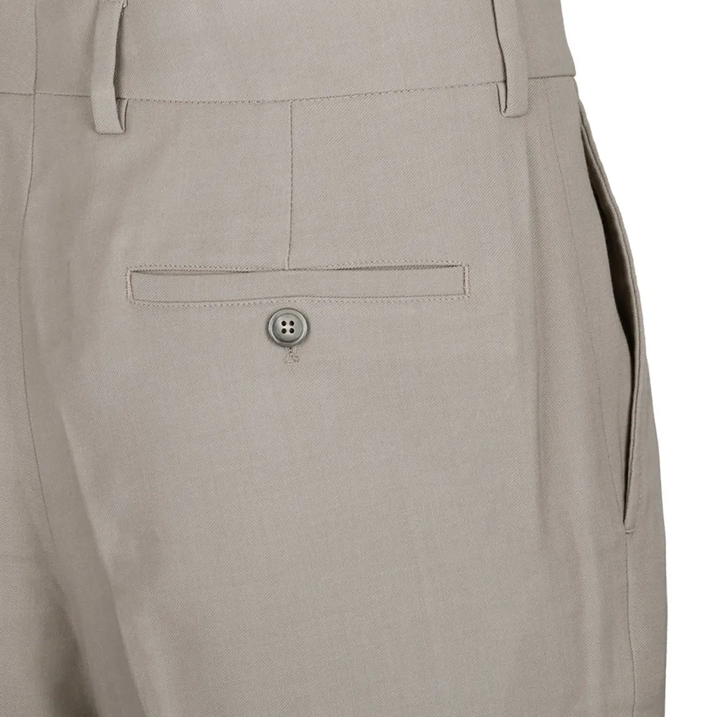Pleat Detailed Tapered Trousers