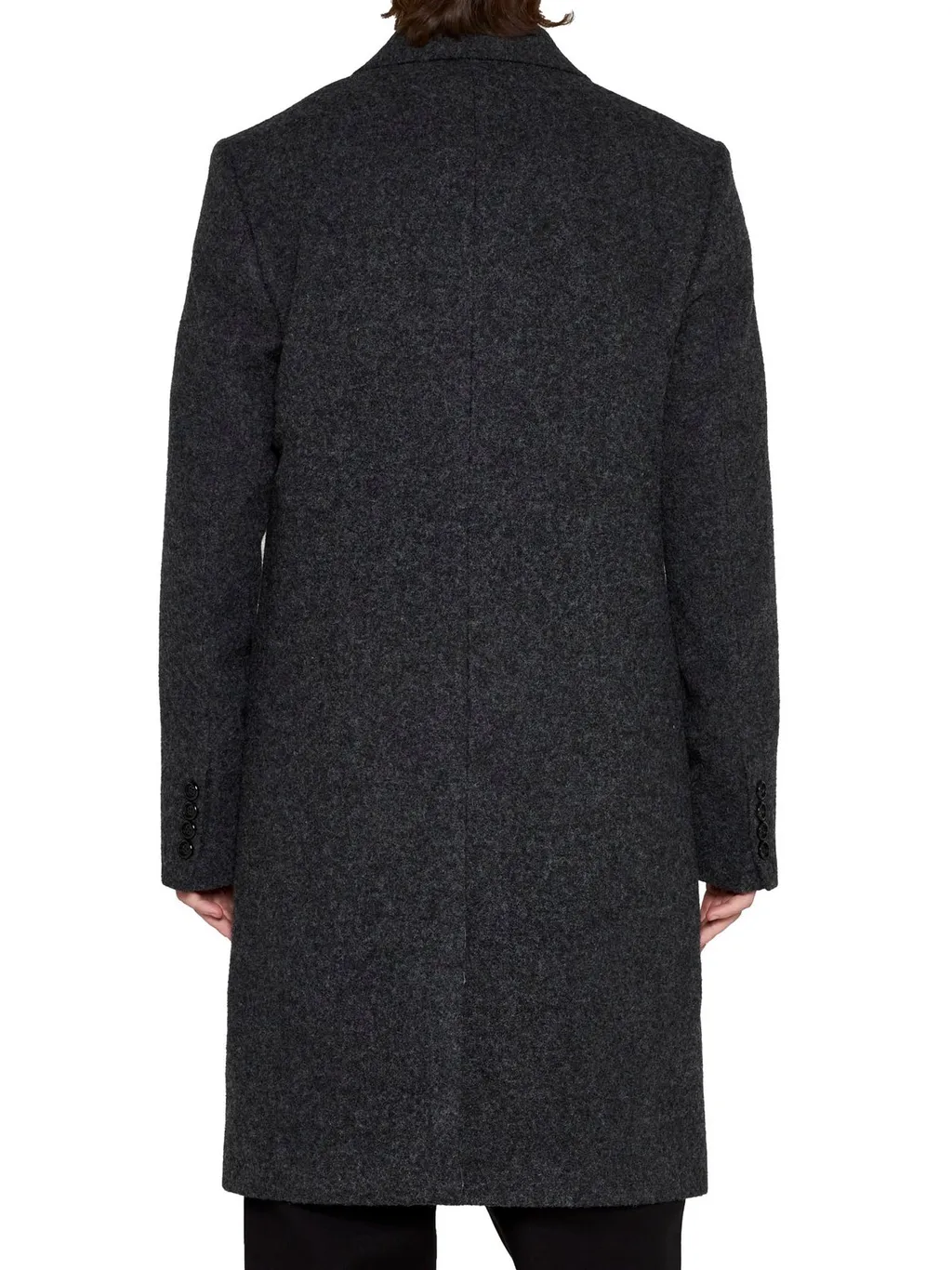 Single-Breasted Midi Coat
