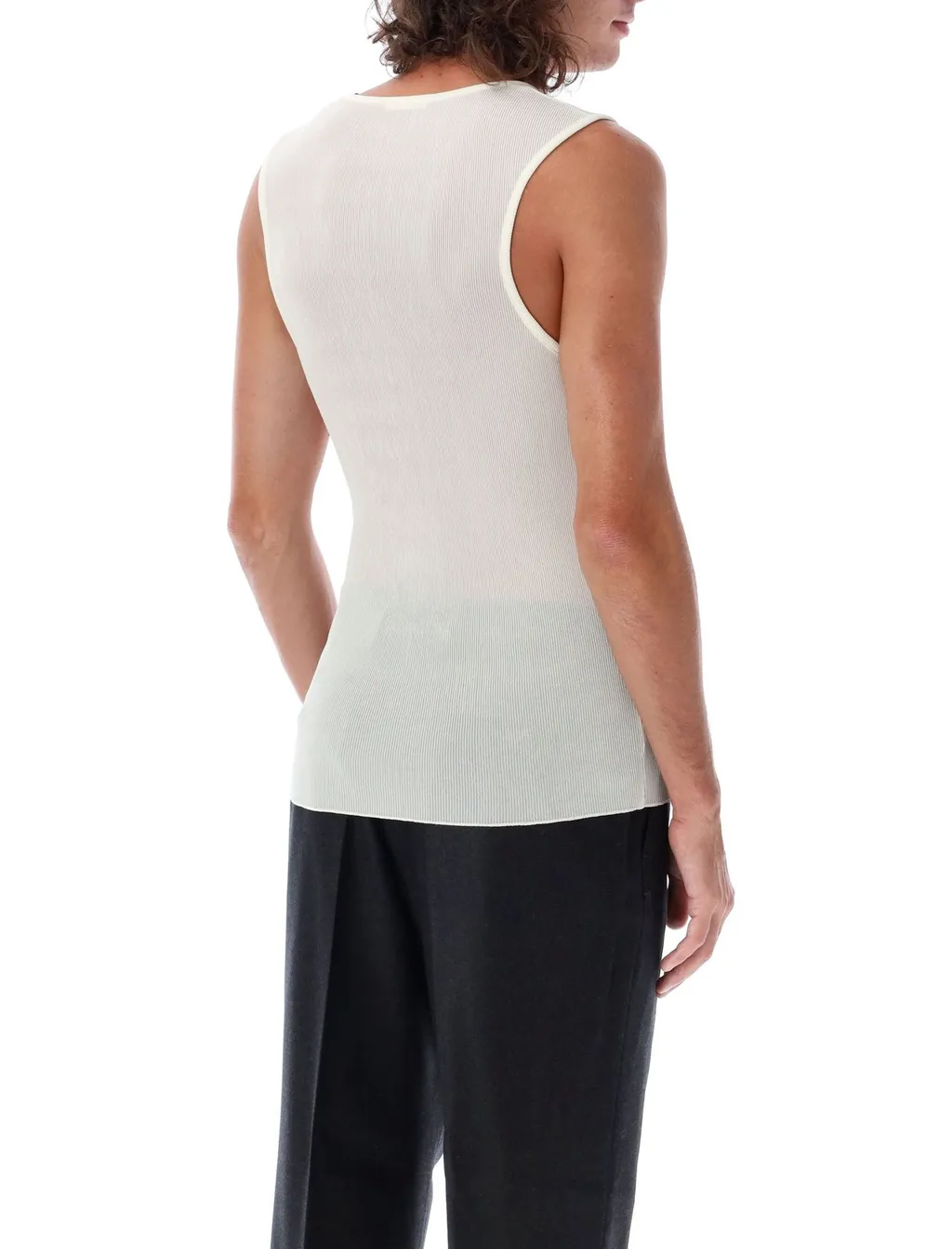 Crewneck Knitted Tank Top