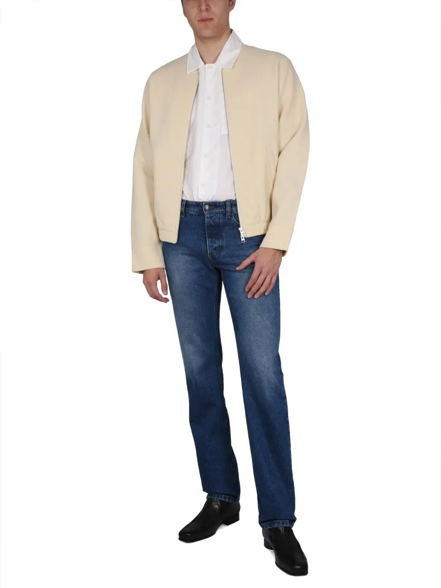 Zipped Bomber Jacket
