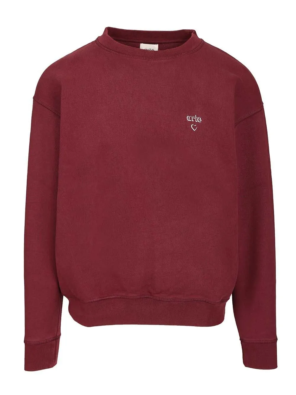 Heart Embroidered Sweatshirt