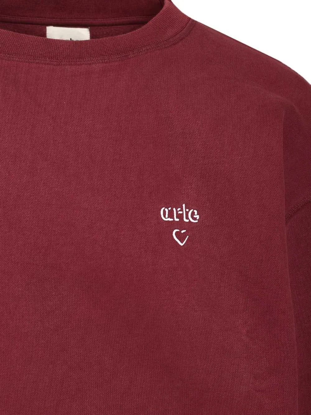 Heart Embroidered Sweatshirt