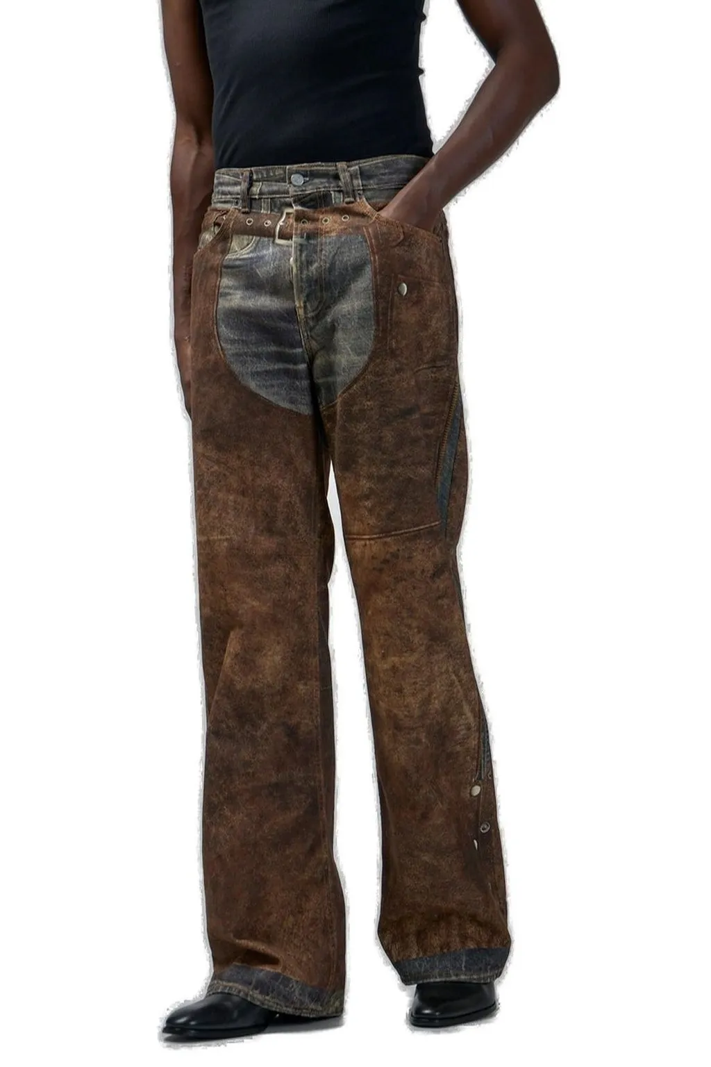 Printed Regular Fit Jeans
