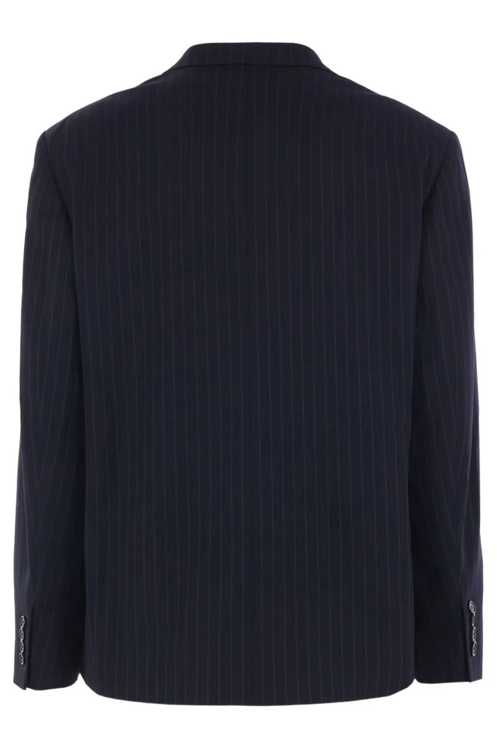 Single-Breasted Striped Blazer