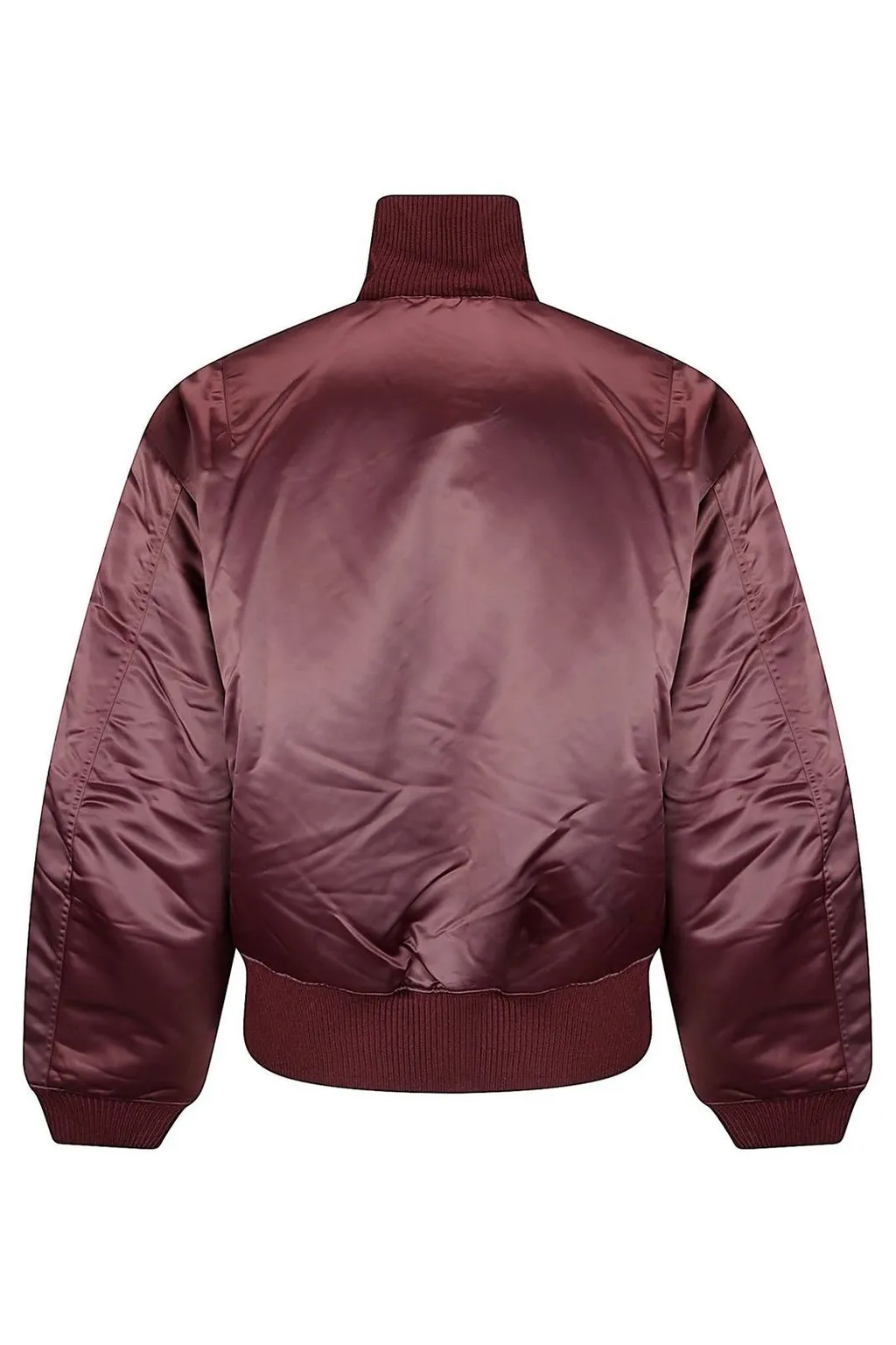 Logo Embroidered Zipped Bomber Jacket