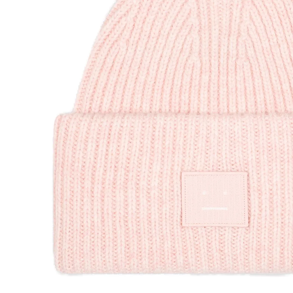 Face Logo Patch Beanie