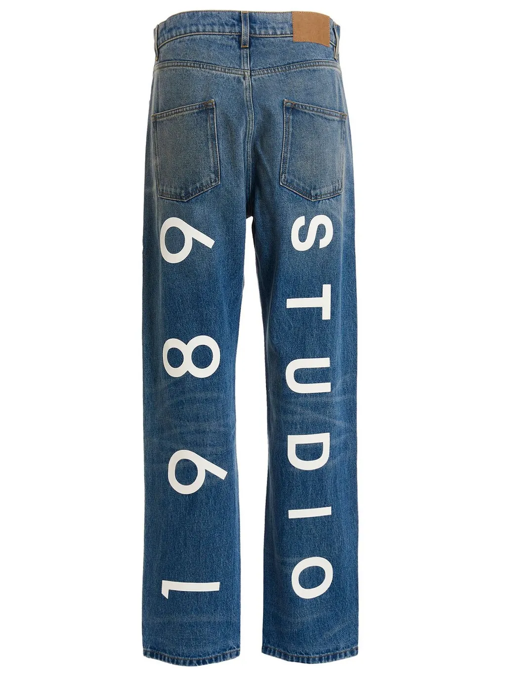 Graphic Print Jeans