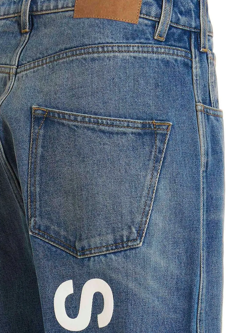 Graphic Print Jeans