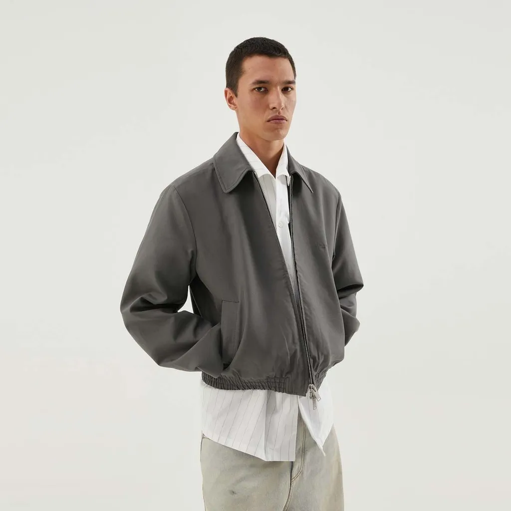 Zip-Up Bomber Jacket