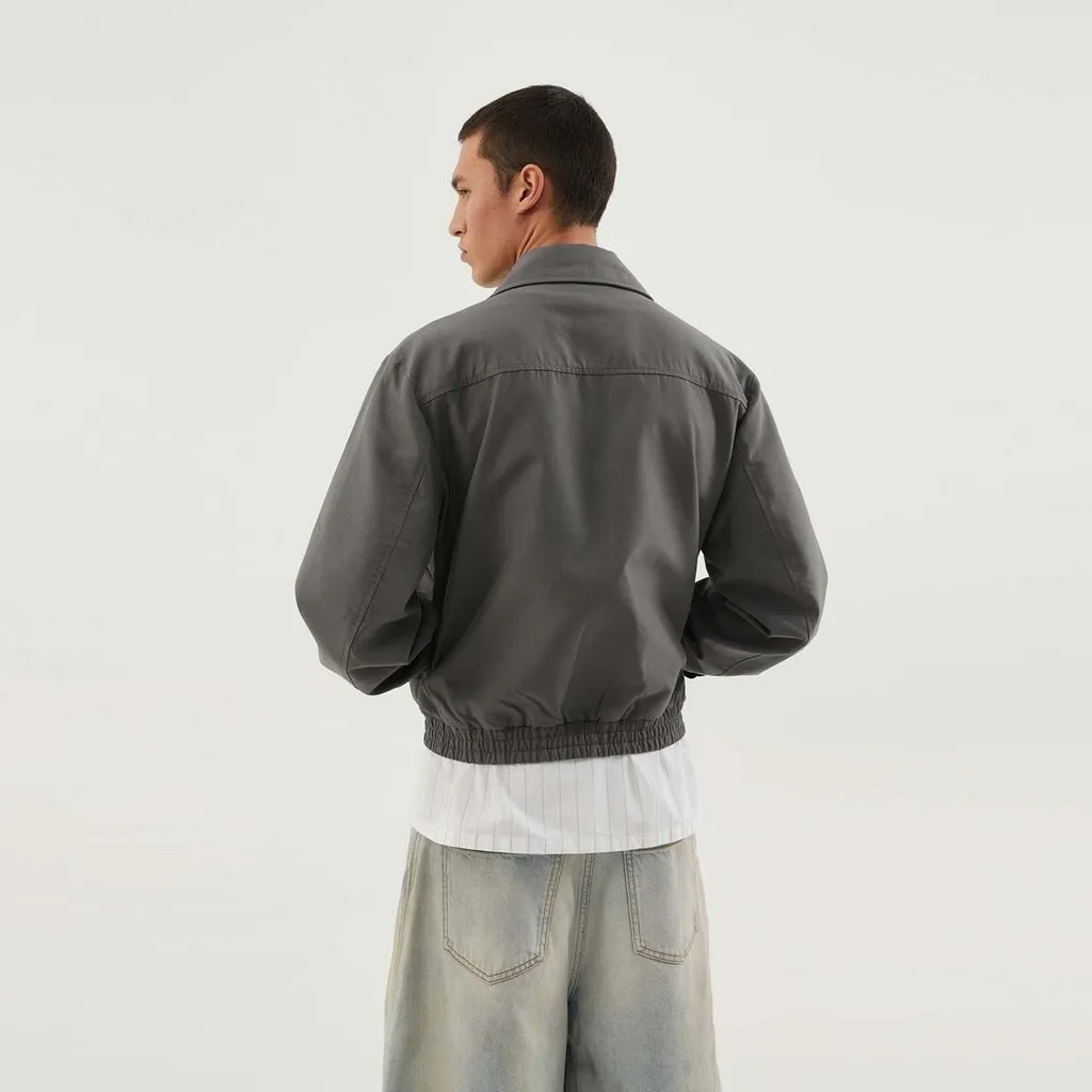 Zip-Up Bomber Jacket