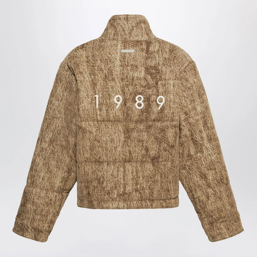 Textured High-Neck Coat
