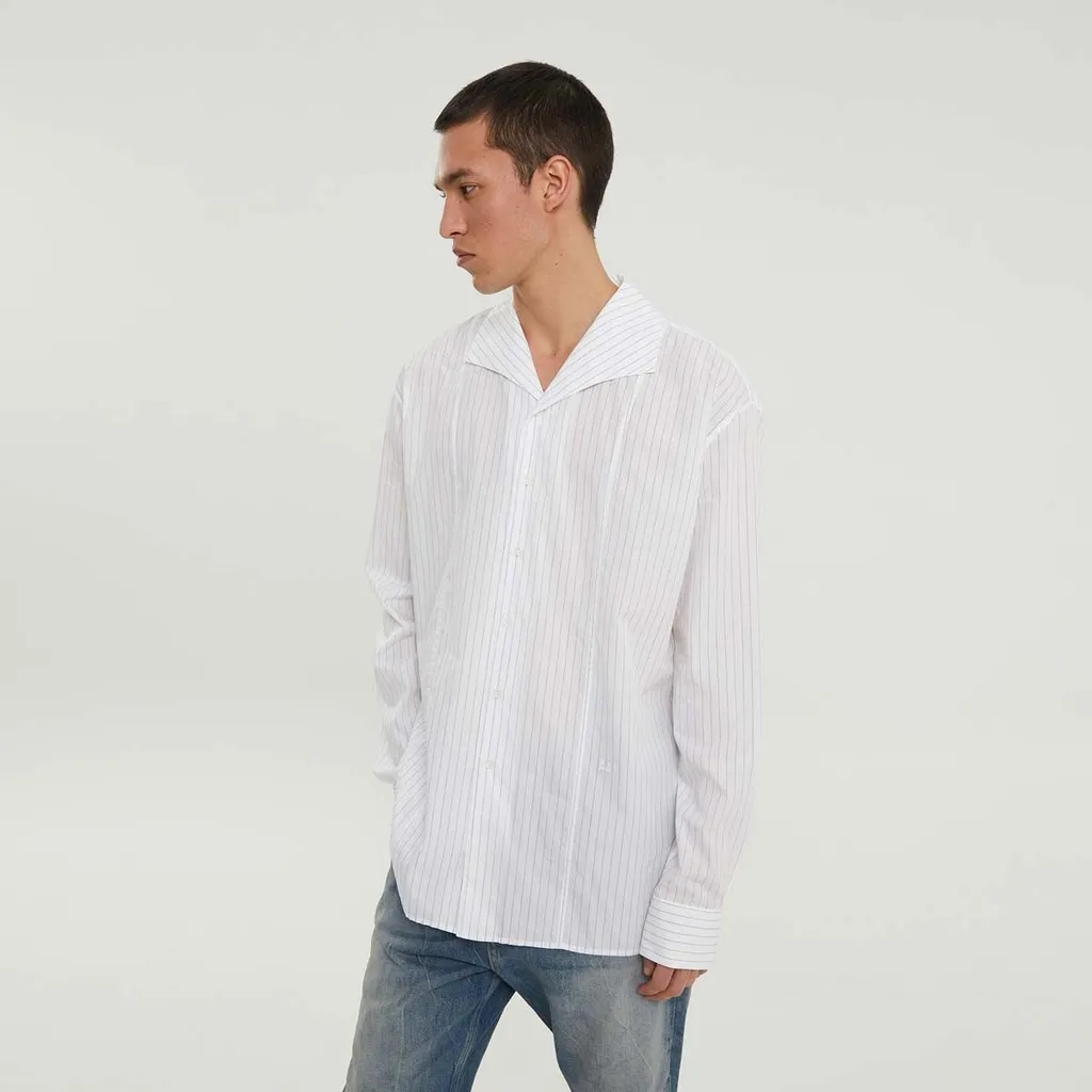 Striped Collar Shirt