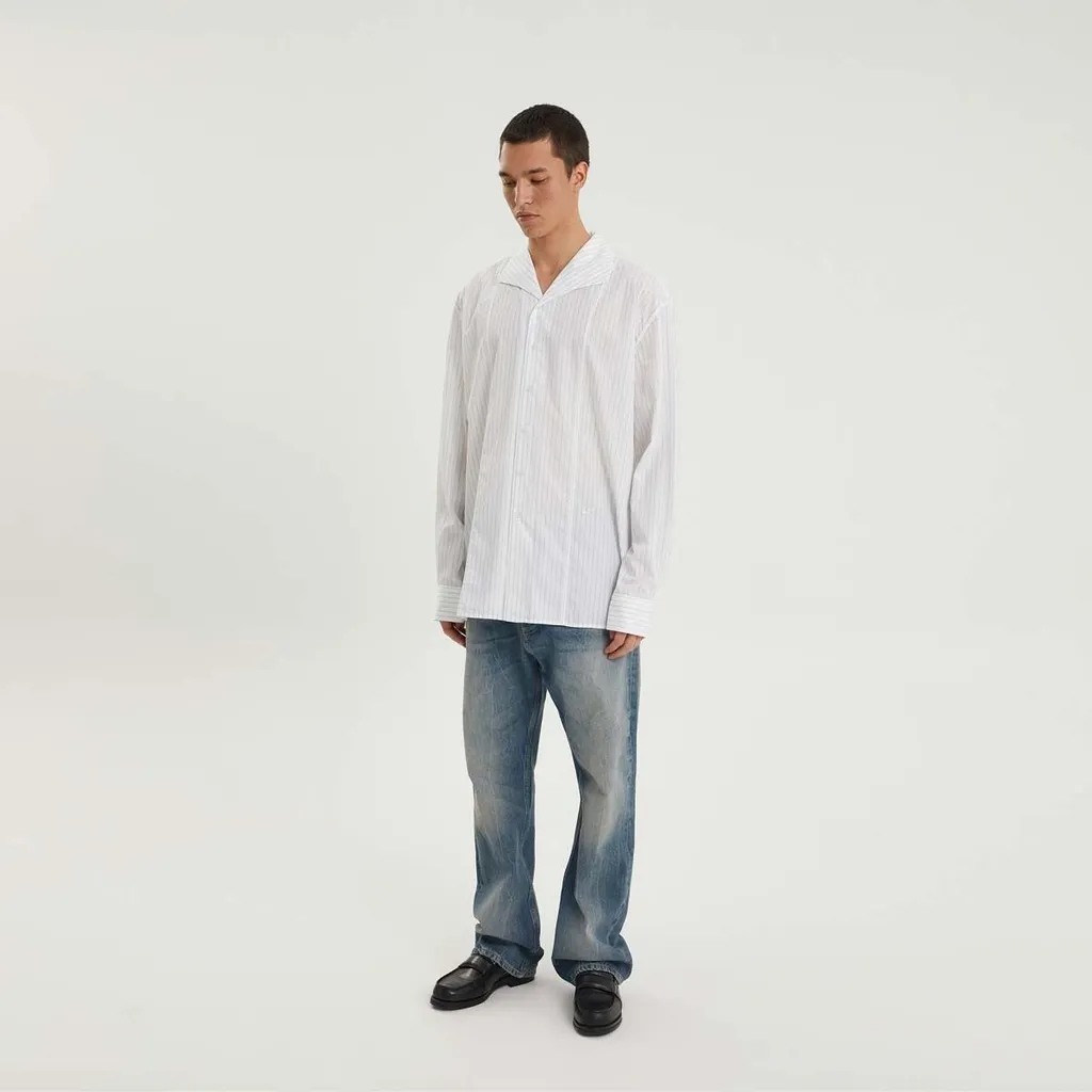 Striped Collar Shirt