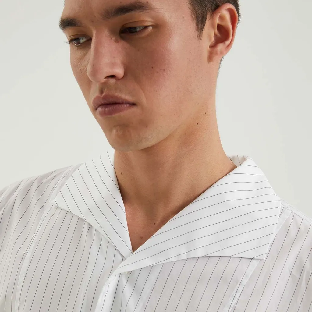 Striped Collar Shirt
