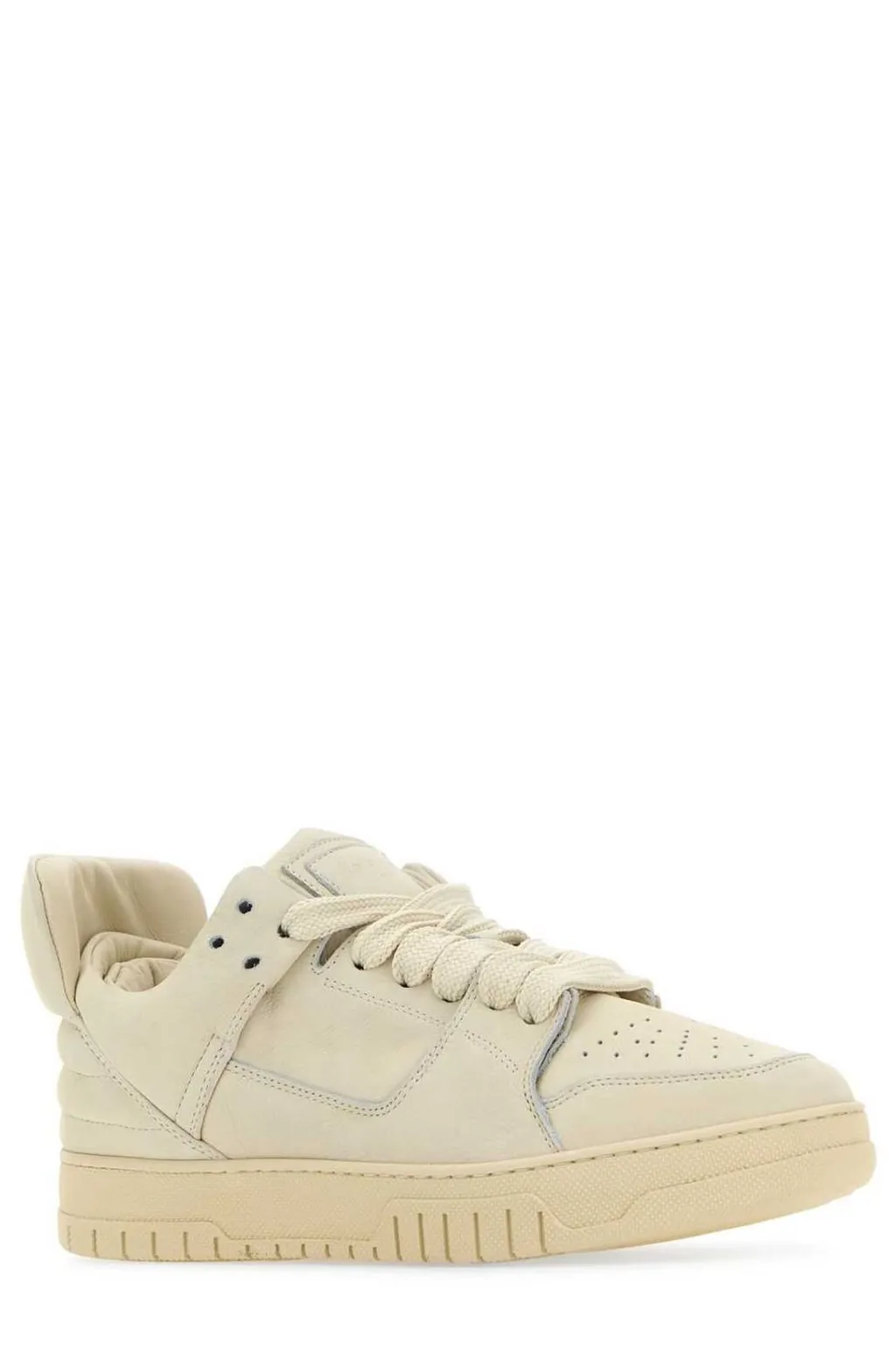 Padded-Panelled Lace-Up Sneakers