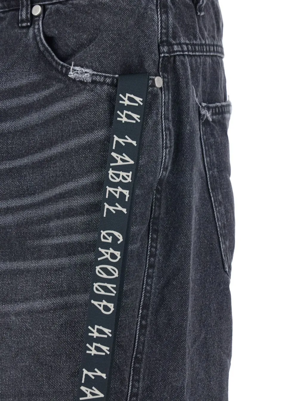 Embroidered Straight-Leg Jeans