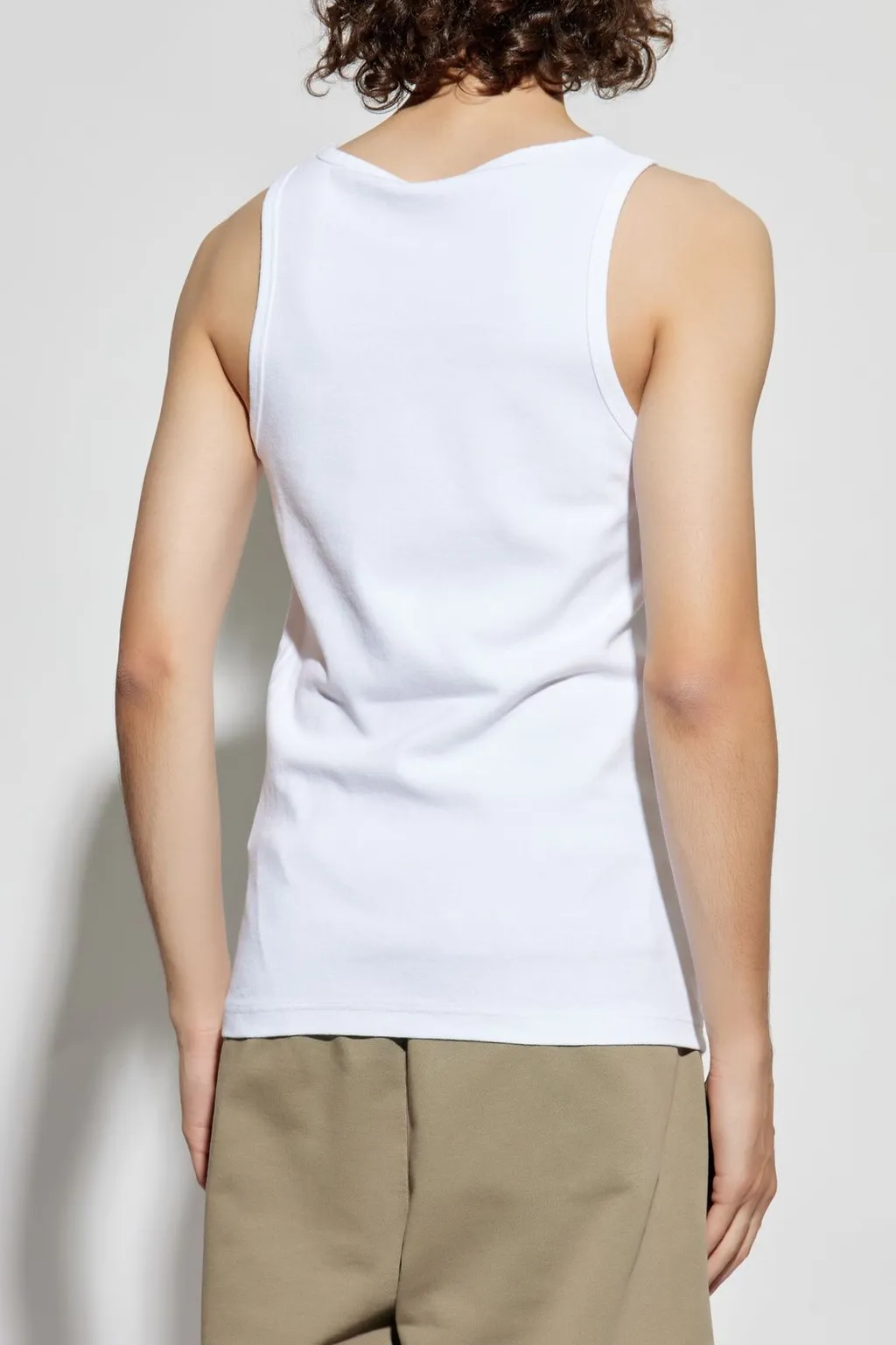 Logo Printed Crewneck Tank Top