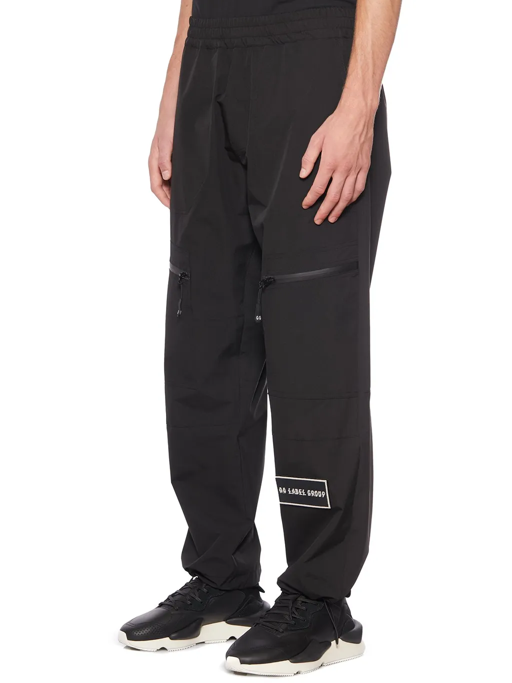 Logo Patch Straight-Leg Trousers