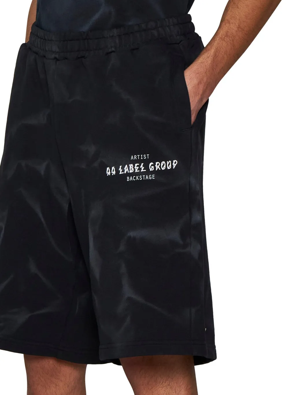 Logo-Printed Faded-Effect Bermuda Shorts