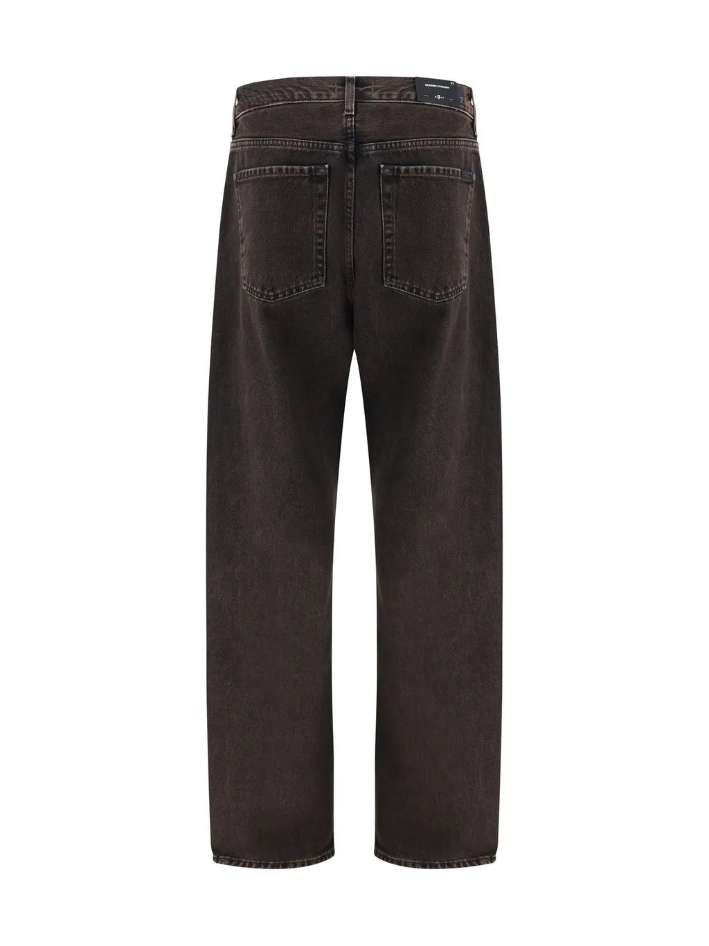 Twisted Seam Straight Jeans