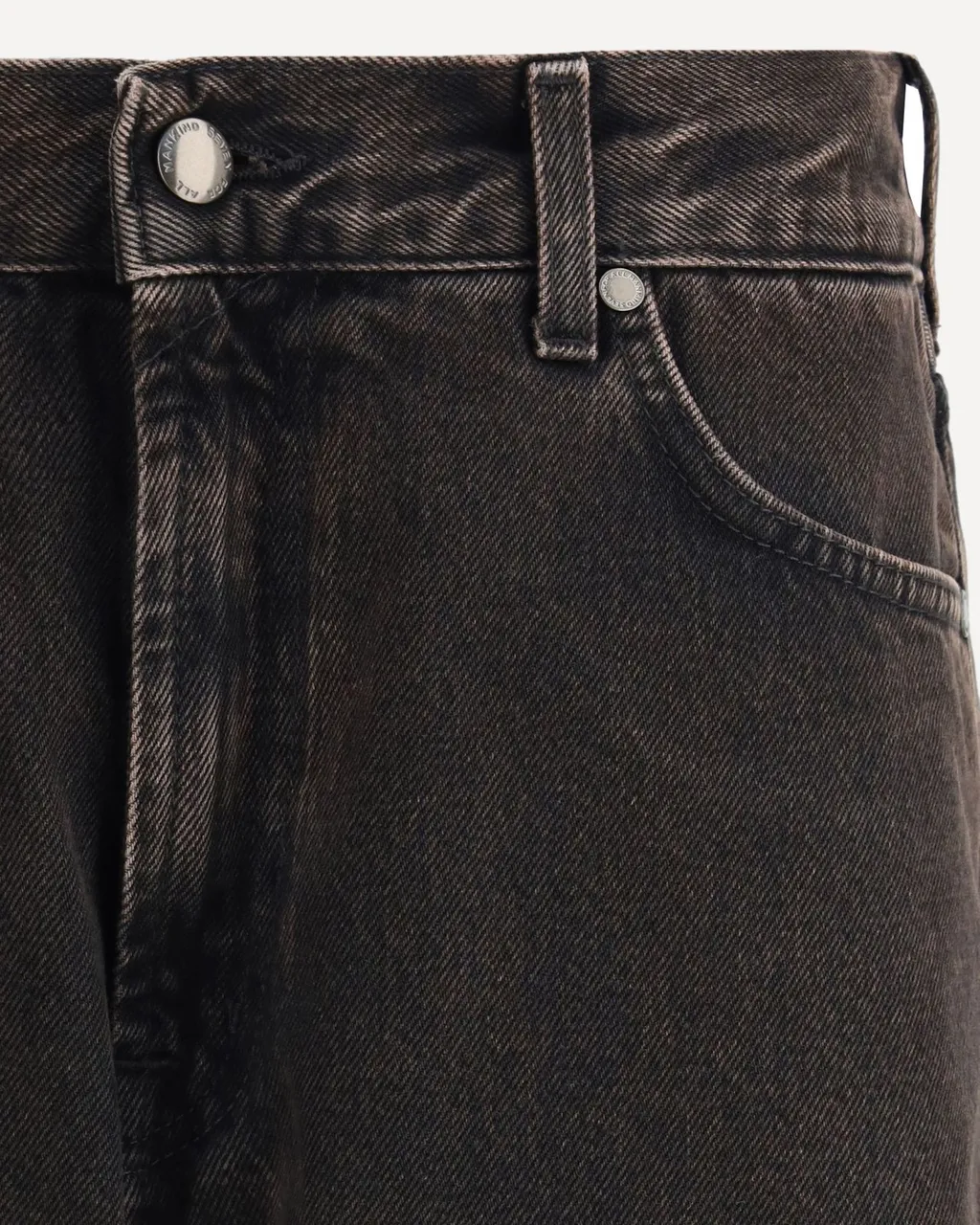 Twisted Seam Straight Jeans