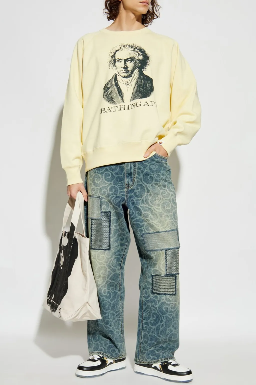 Graphic Print Sweater