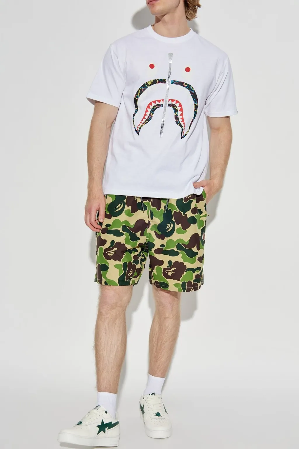 Camo Print Shorts