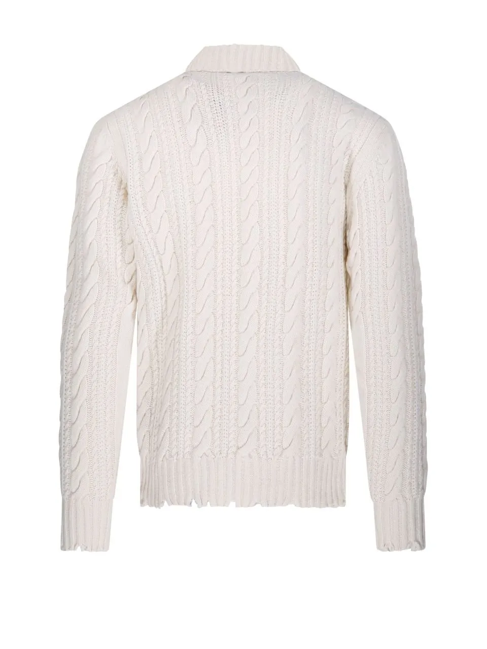 Cable-Knit Turtleneck Sweater