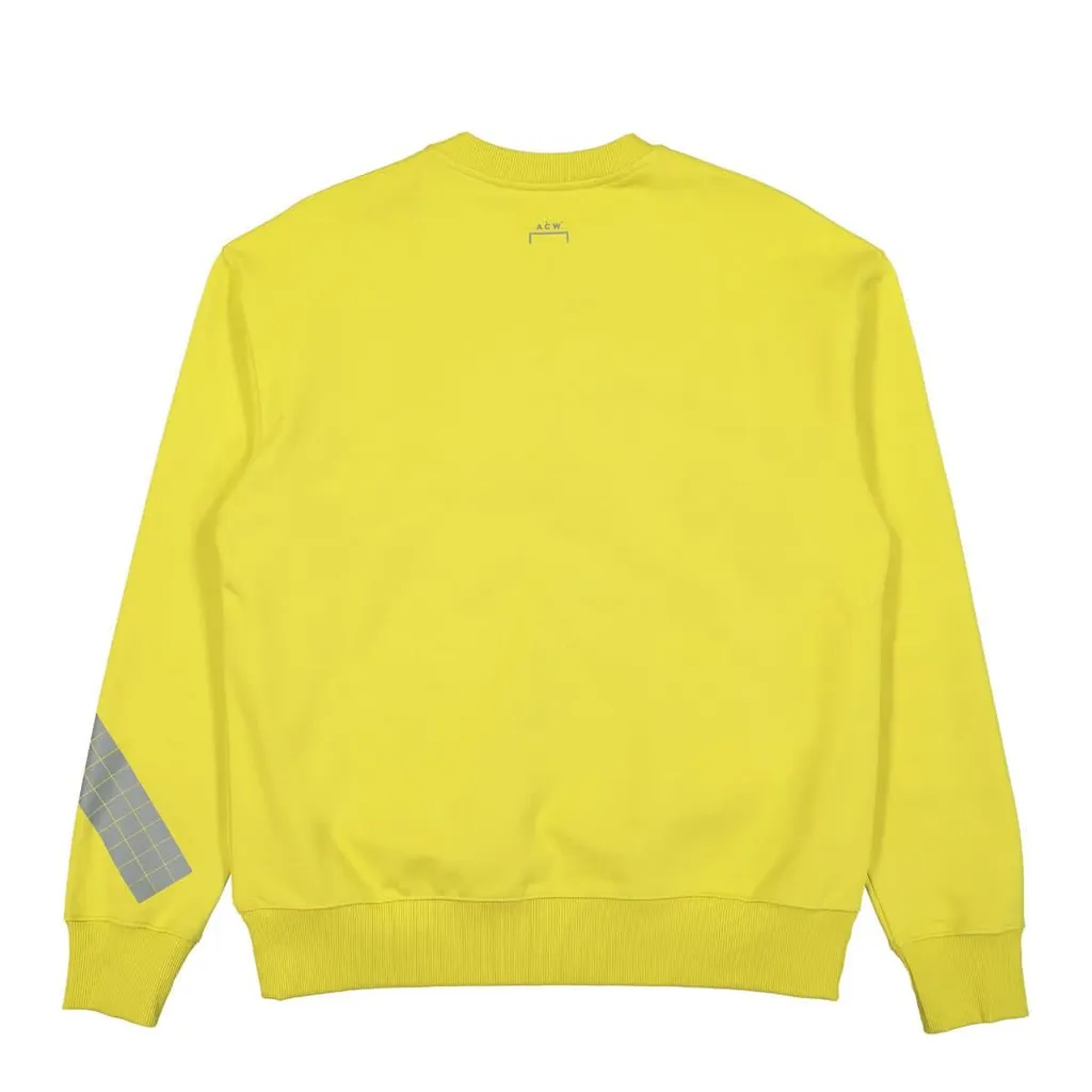 Grid Graphic Print Crewneck Sweatshirt